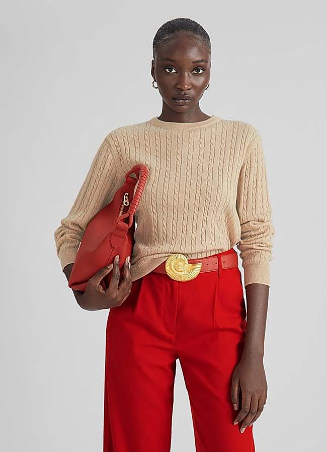 Imagen - Jersey beige de ochos de Simorra, 118 euros.