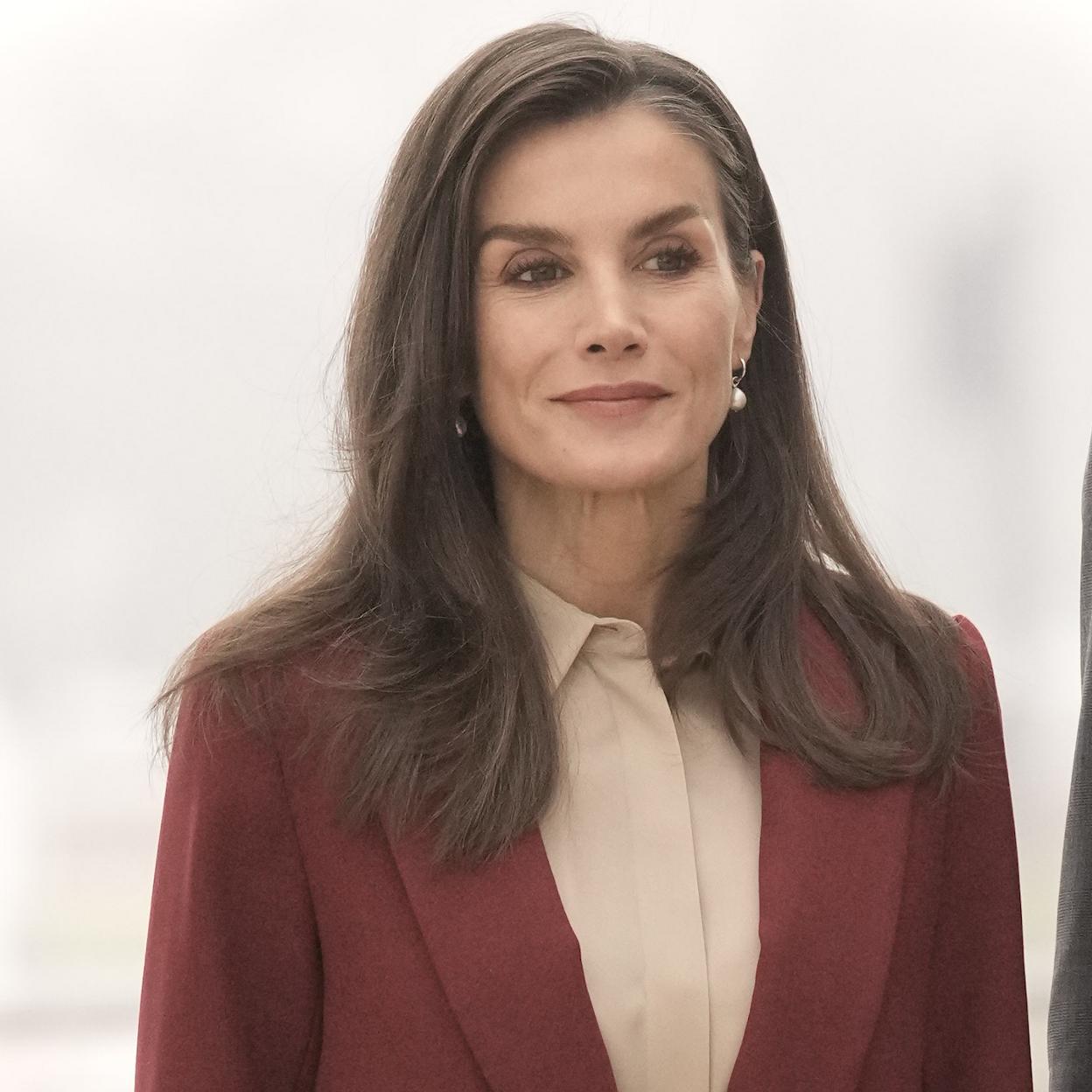 La reina Letizia en su último acto oficial antes de Navidad 