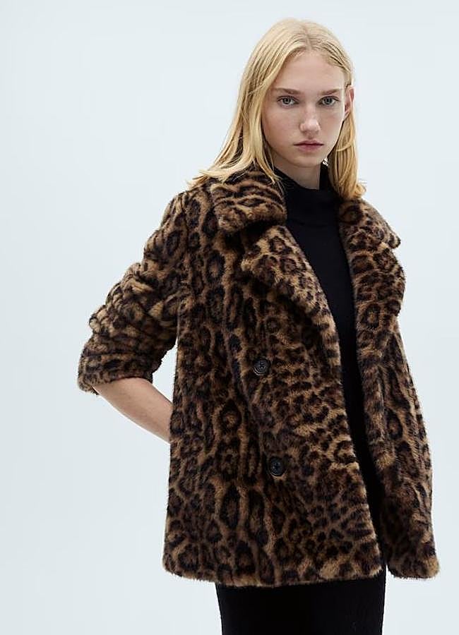Imagen - Chaqueta de pelo con animal print