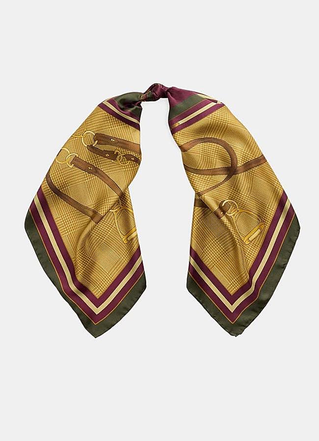 Imagen - Pañuelo estampado con correas de seda