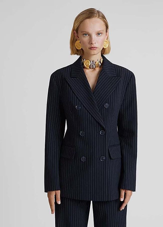 Imagen - Americana con raya diplomática hourglass