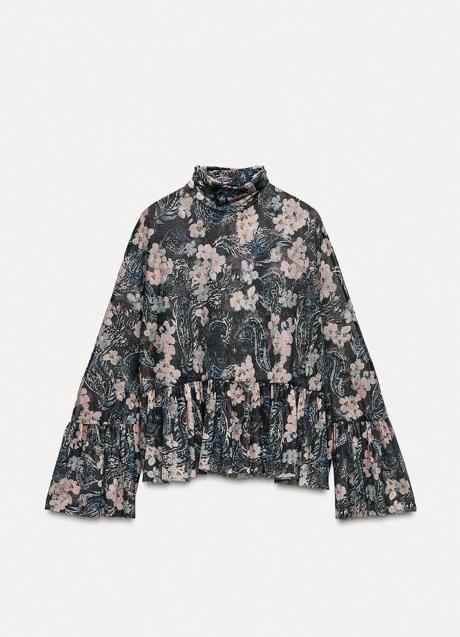 Imagen - Blusa estampada de Zara (15,99 euros)