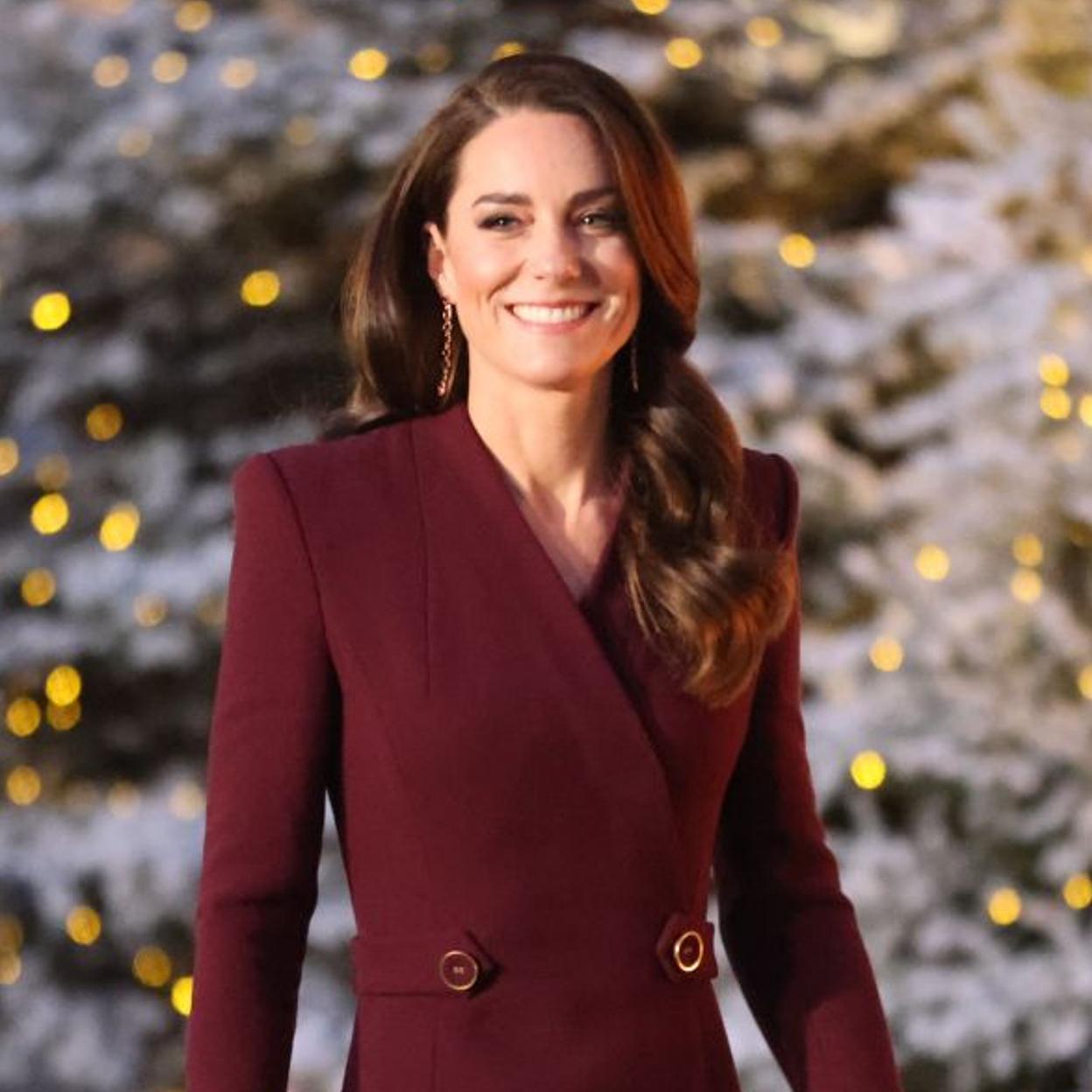 Kate Middleton en una imagen navideña. 