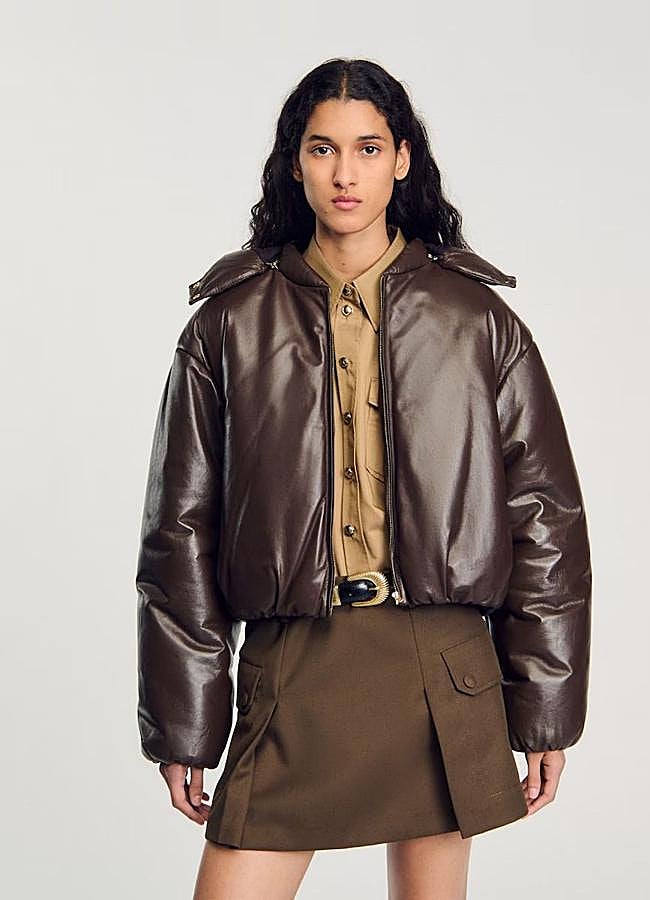 Imagen - Cazadora acolchada efecto piel