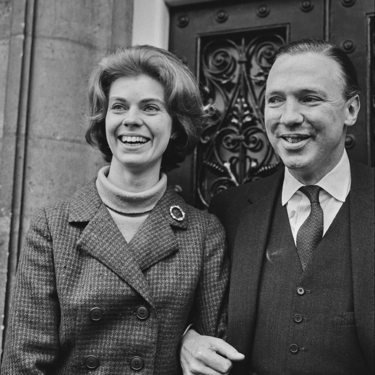 Margarita de Suecia y su marido, John Ambler.