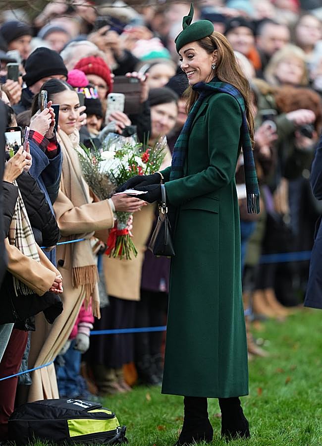 Imagen - Kate Middleton en la misa de Navidad (GTRES)