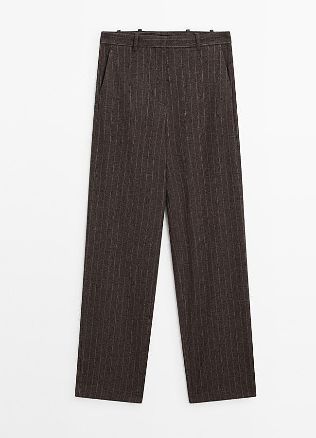 Imagen - Pantalón raya diplomática franela de Massimo Dutti (79,95€)