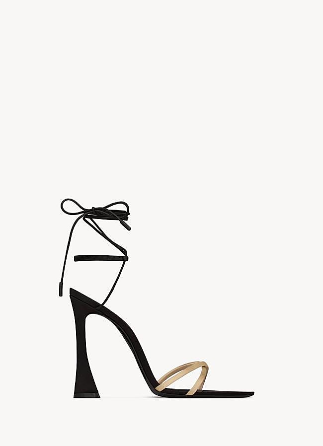 Imagen - Sandalias Liza de crepé de satén de Saint Laurent (800€)