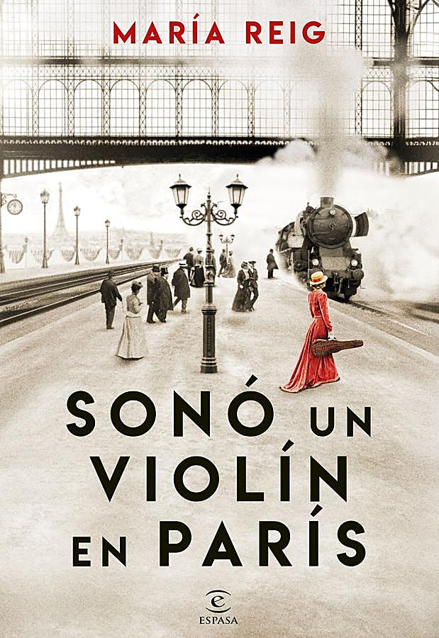 Imagen - Portada de Sonó un libro en París, la nueva novela de María Reig. / Espasa