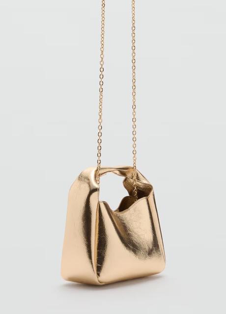 Imagen - Bolso dorado de Mango (25,95 euros)