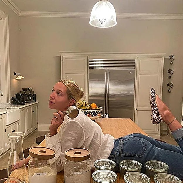 La cocina de la casa de los royals griegos en los Costwolds. 