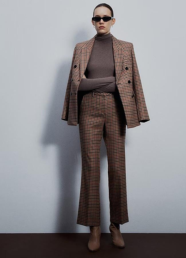 Imagen - Pantalones de cuadros mini flare