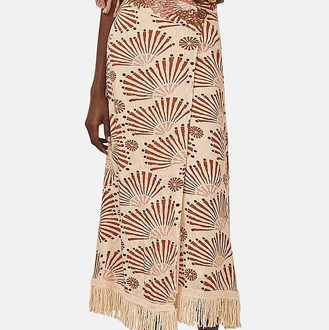 Falda con abanicos de Nekane, 109,95 euros.
