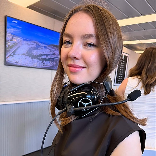 Alexandra de Hannover en el GP de F1 de Mónaco.