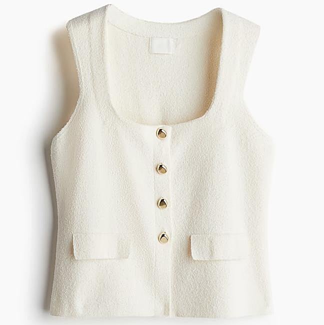 Chaleco de punto fino (27,99€)