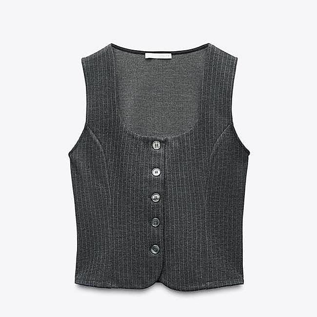 Top chaleco interlock (15,99€)