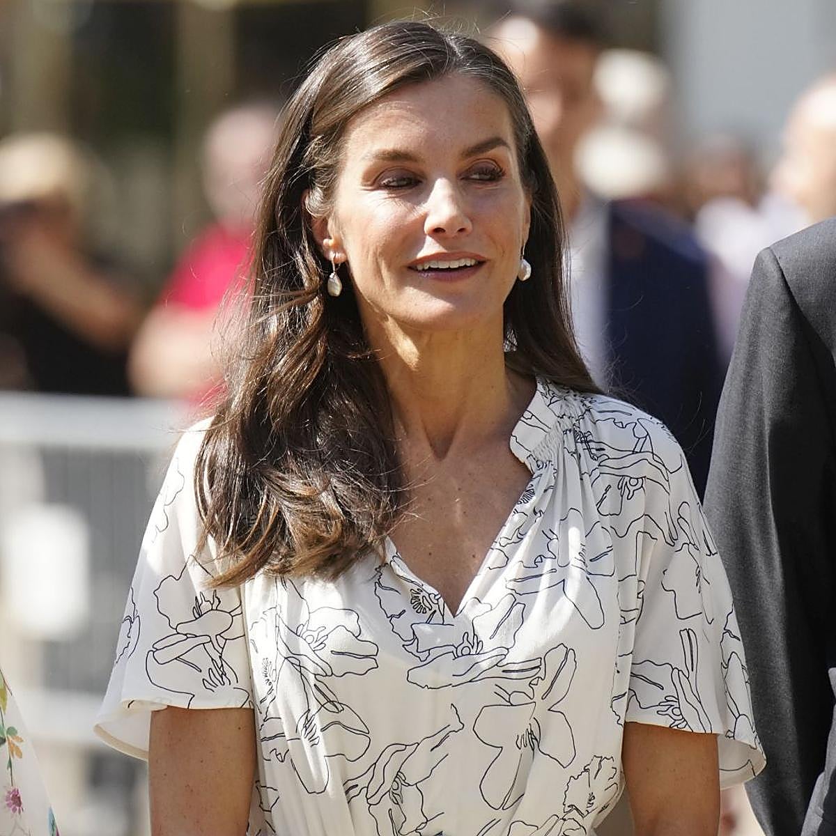 La reina Letizia en la Feria del Libro.
