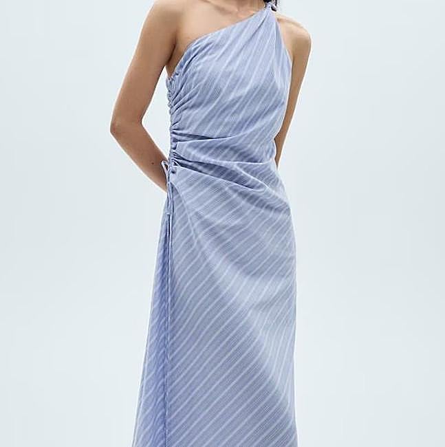 Vestidos asimétrico de rayas