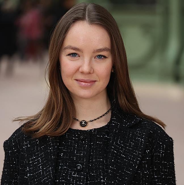 Alexandra de Hannover en el desfile de Chanel.