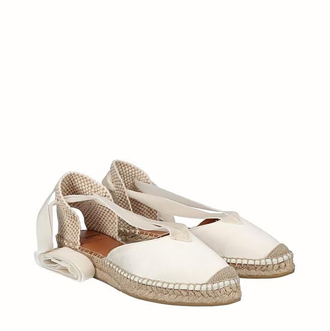 Alpargatas planas con cordones