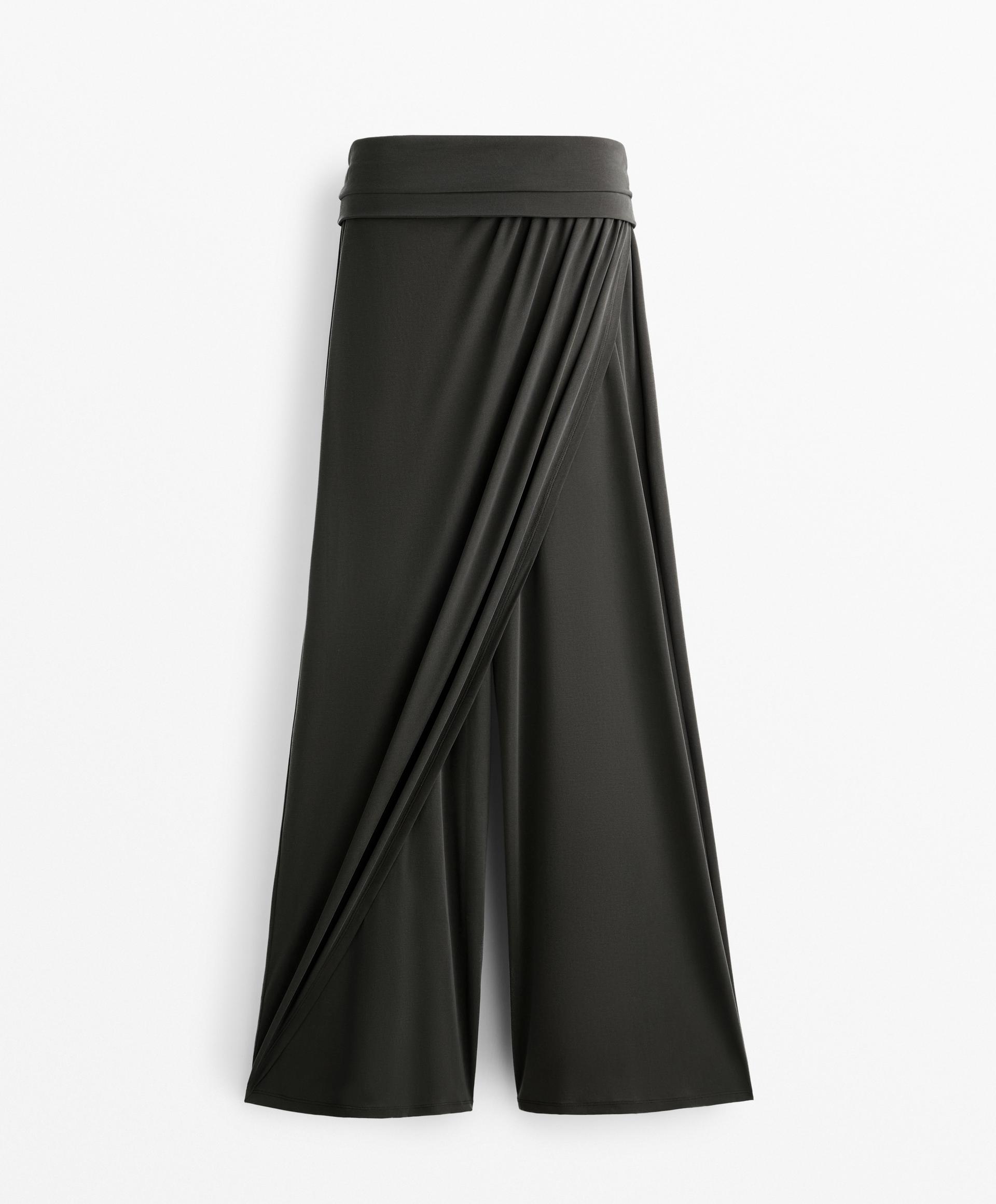 Pantalón pareo fluido con modal (39,99€)