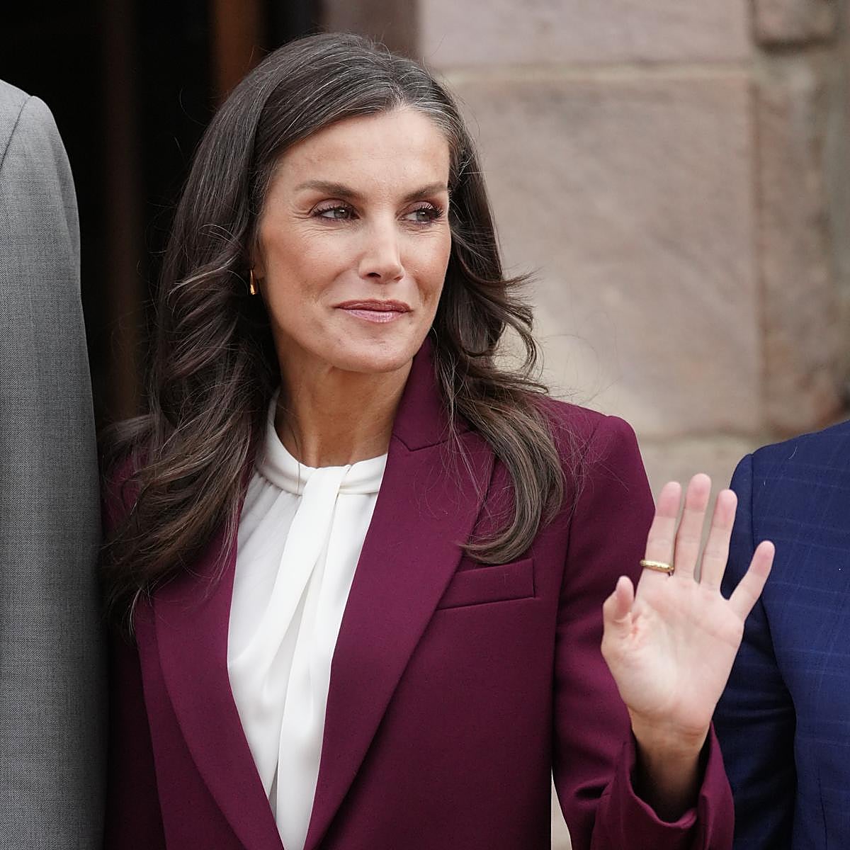 La reina Letizia en su visita a Brañosera