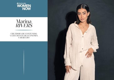 La creadora de contenido Marina Rivers.