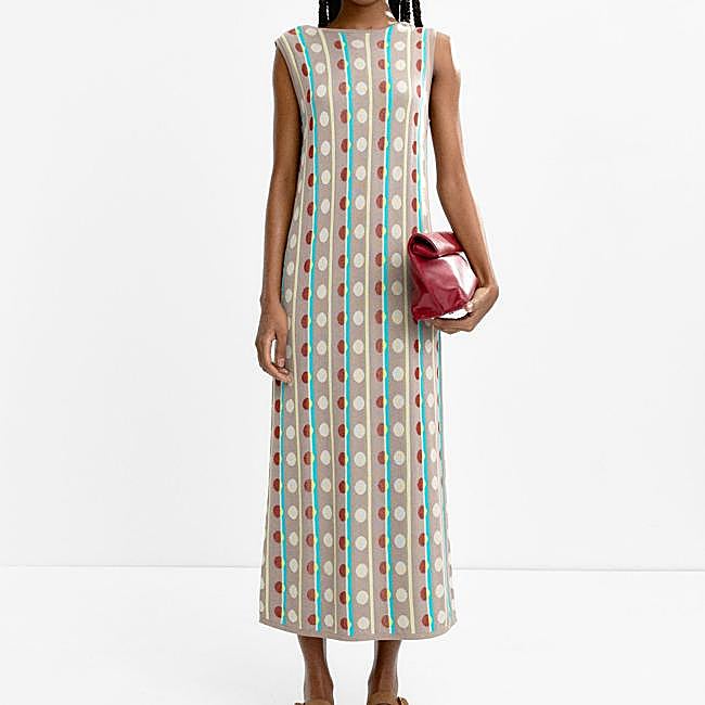 Vestido de lunares de Parfois, 32,99 euros.