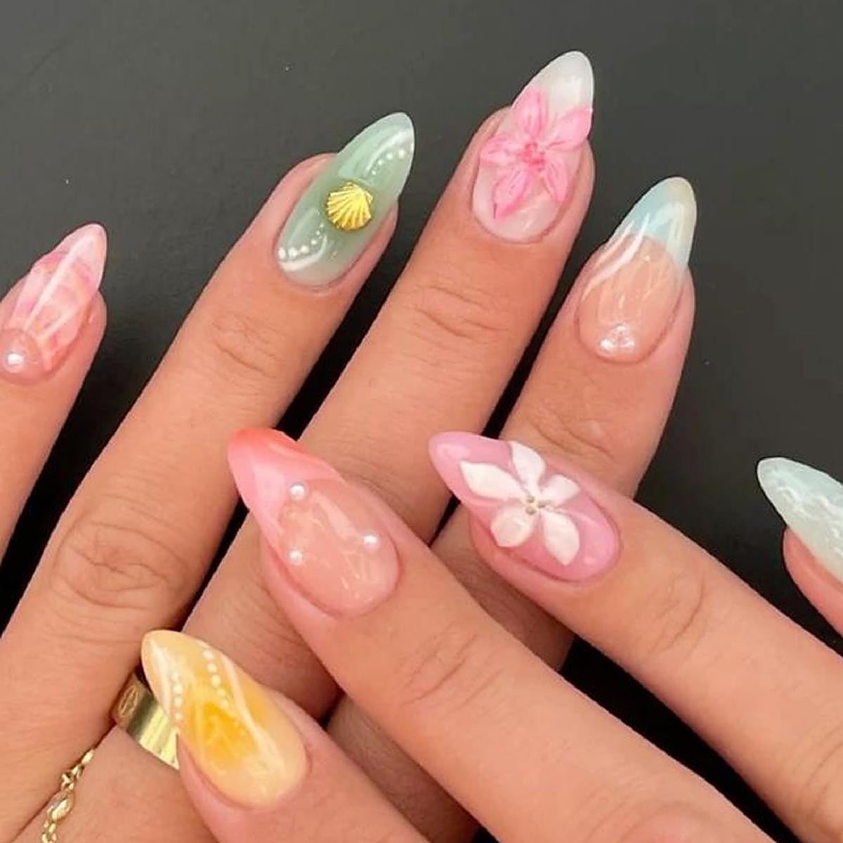 Manicura tendencia para verano 2025