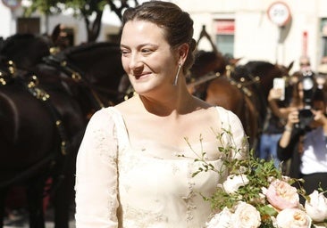 Victoria de Hohenlohe, el día de su boda.