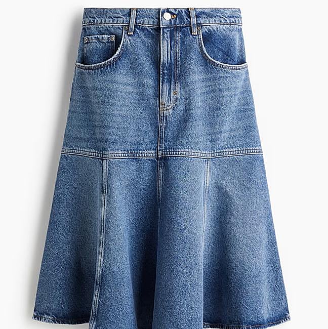 Falda vaquera de H&M (59,99 euros)