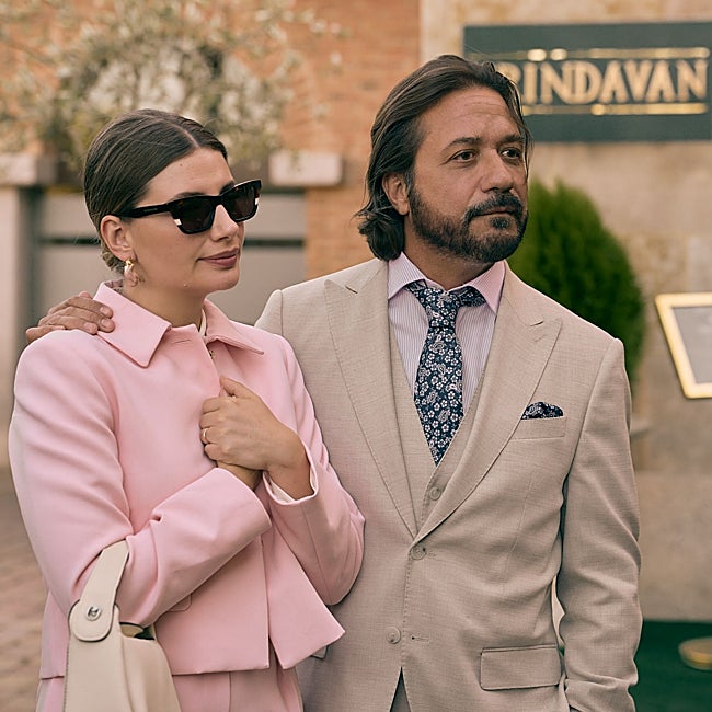 Miriam Giovanelli y Enrique Arce, los señores Polan en la serie Matices.