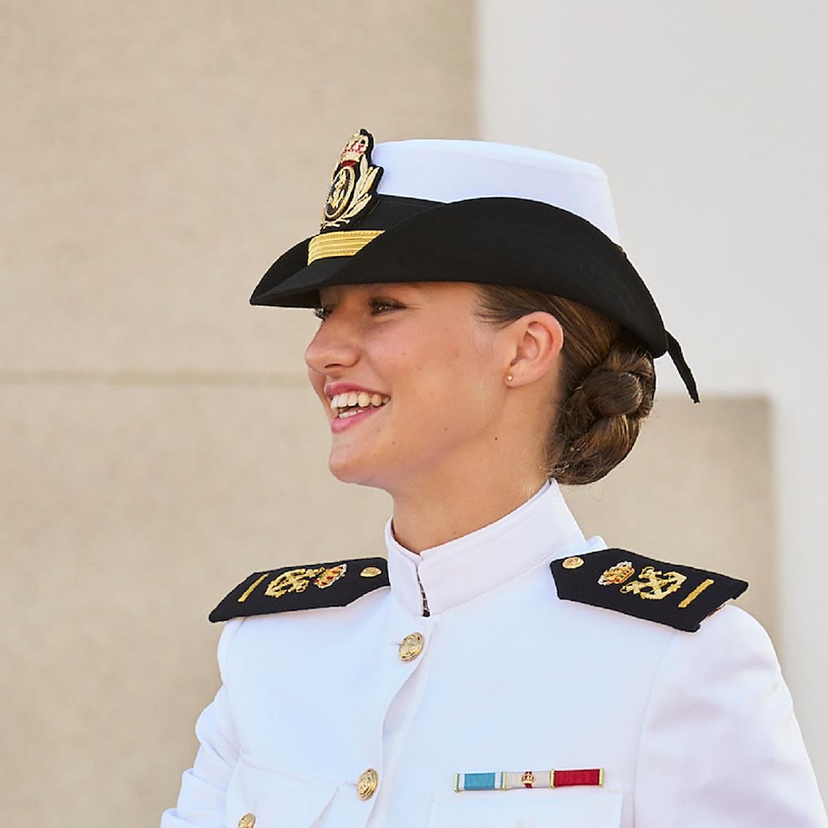 La princesa Leonor durante su crucero de instrucción.