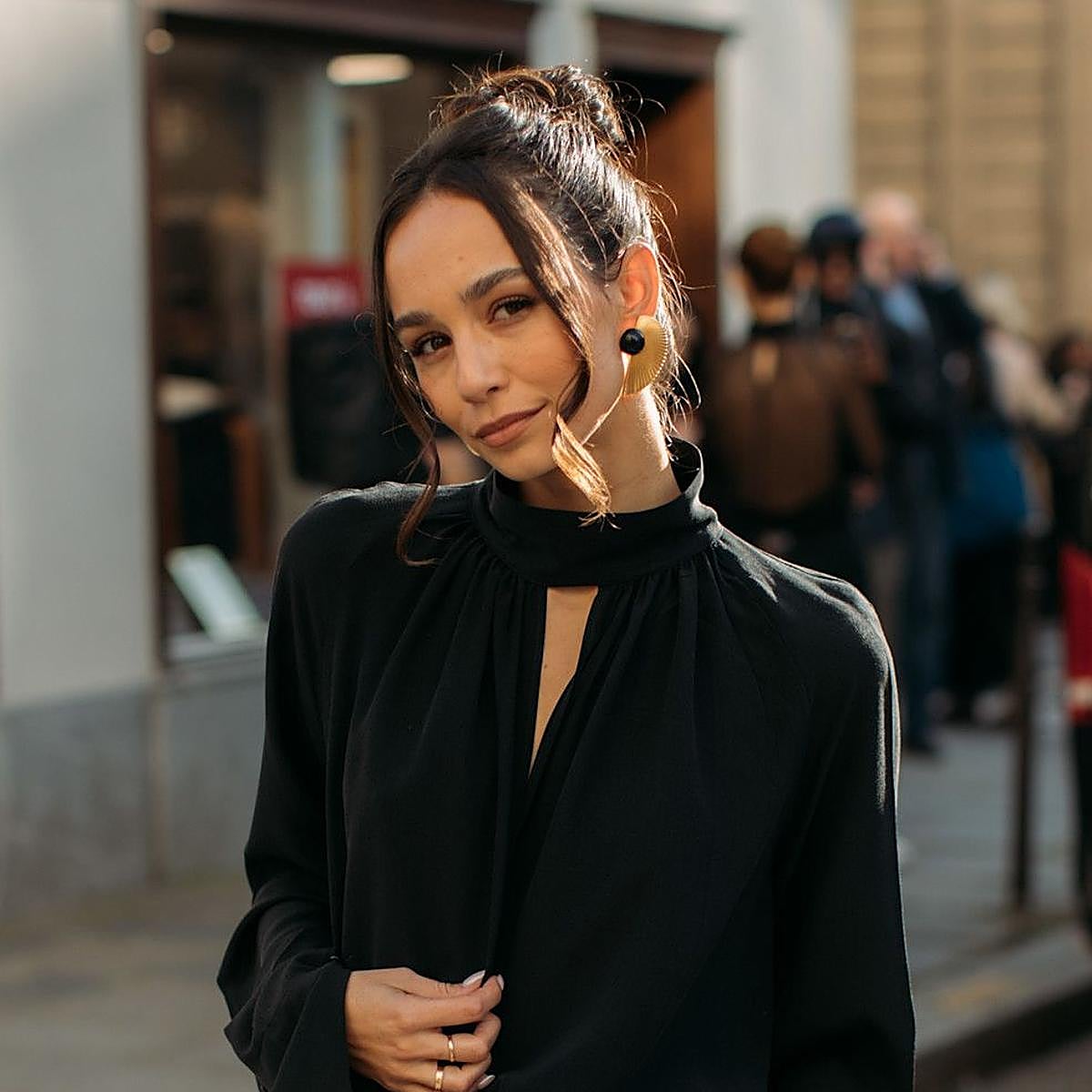 Influencer con peinado tendencia tendy hair