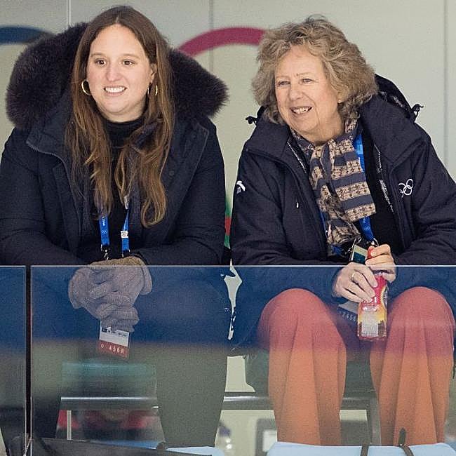 Teresa Sartorius, con su madre, la princesa Nora de Liechtenstein.