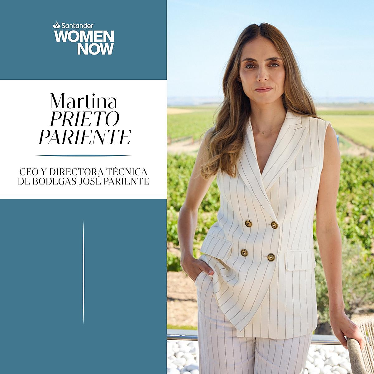 Martina Prieto Pariente, CEO y directora técnica de Bodegas José Pariente.
