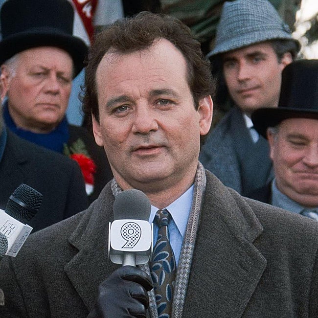 Bill Murray en una escena de Atrapado en el tiempo.