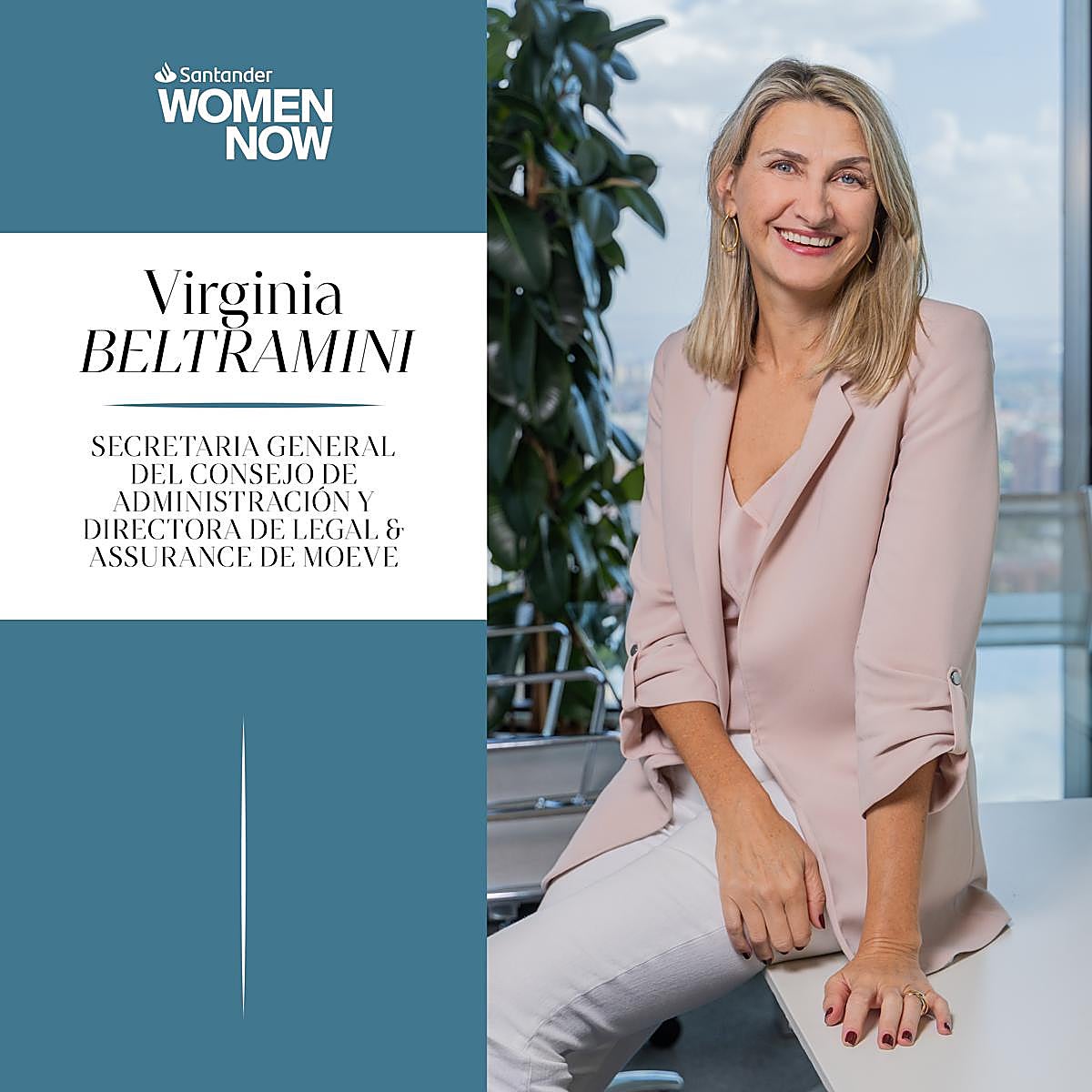Virginia Beltramini, secretaria general del Consejo de Administración y directora de Legal & Assurance de Moeve.