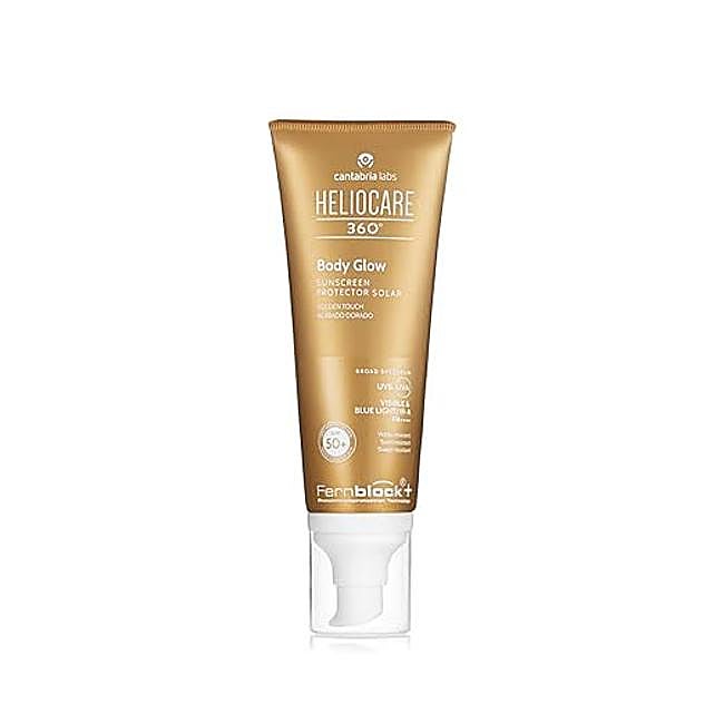 Bronceador corporal Heliocare 360º Body Glow de Cantabria Labs.