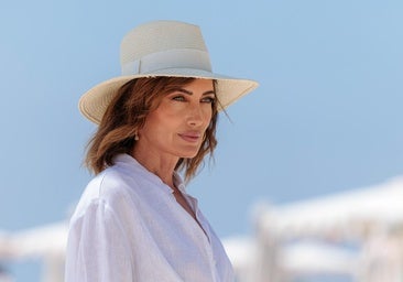 Nieves Álvarez con look de Vintage Ibiza.