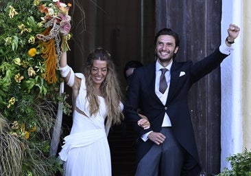Belén Écija y Jaime Sánchez en su boda