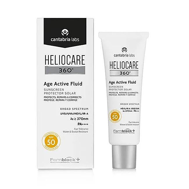 Heliocare 360 Age Active Fluid SPF50.