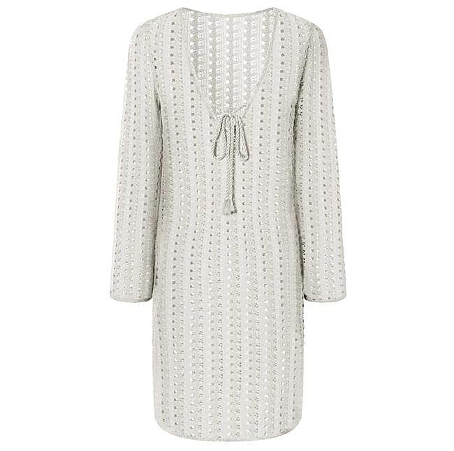 Vestido túnica en color blanco de Lidl (7,99 euros)