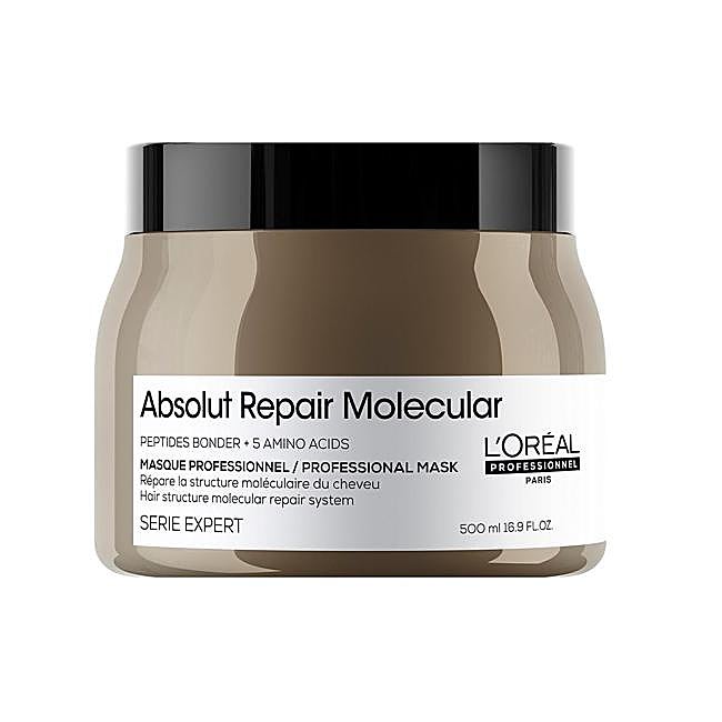 Mascarilla Absolut Repair Molecular de L'Oréal Paris.