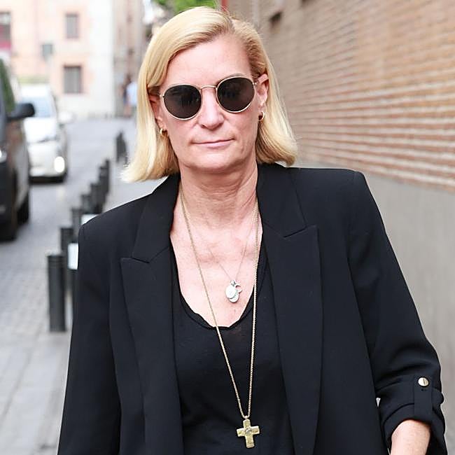 María Zurita, siempre discreta.