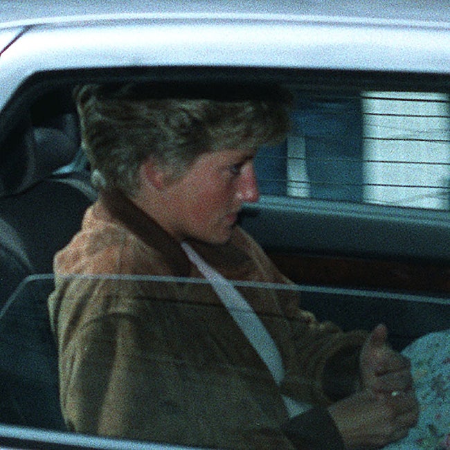Diana de Gales, camino al hospital en 1991 para estar al lado de Guillermo.
