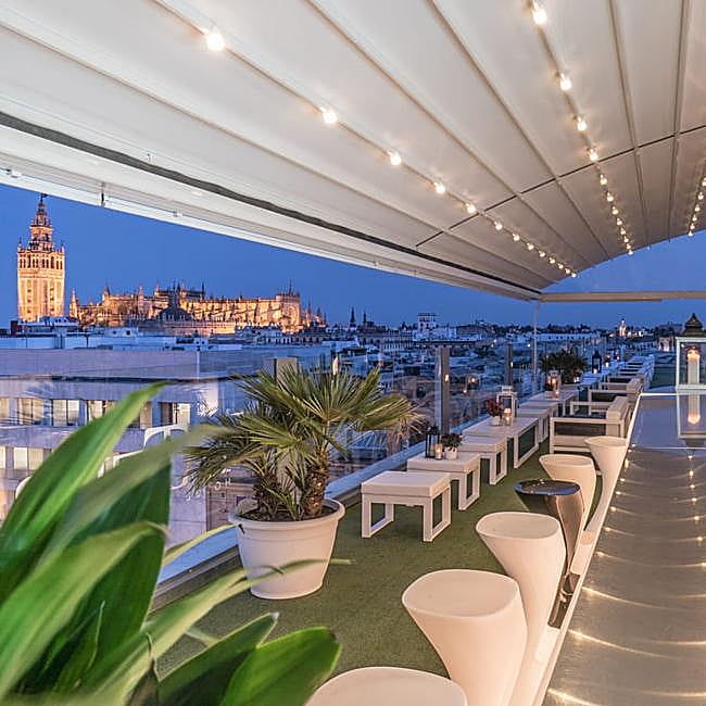 Terraza del Hotel Inglaterra