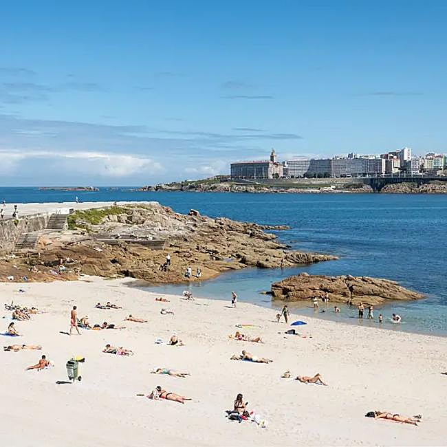 Playa de Riazor, A Coruña