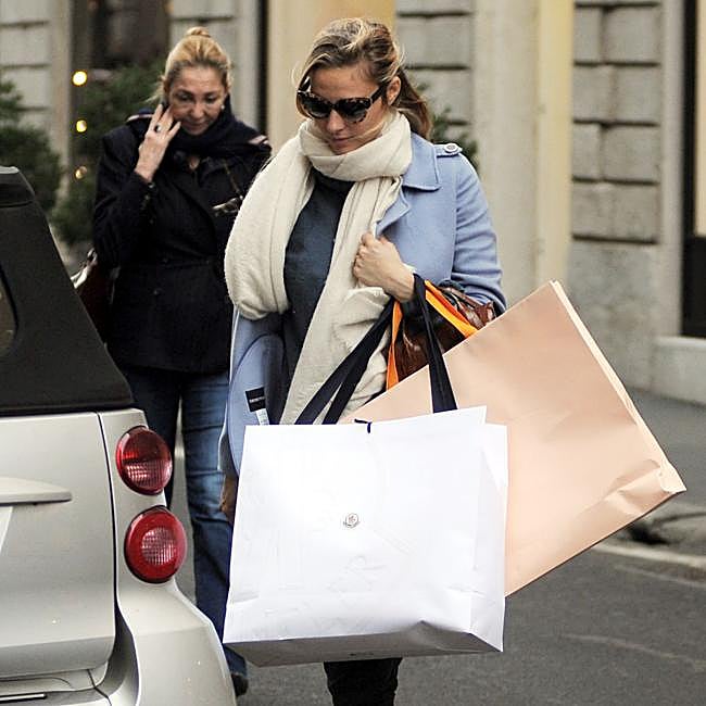 Betrice Borromeo, de compras con su madre, Paola Marzotto.