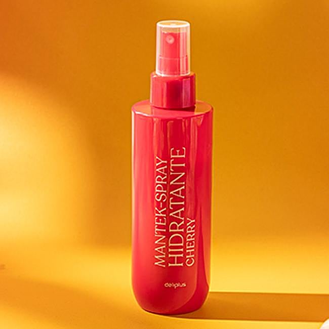 Manteca corporal en formato spray Mantek-spray hidratante cherry de Mercadona (3,50 euros/200 ml)